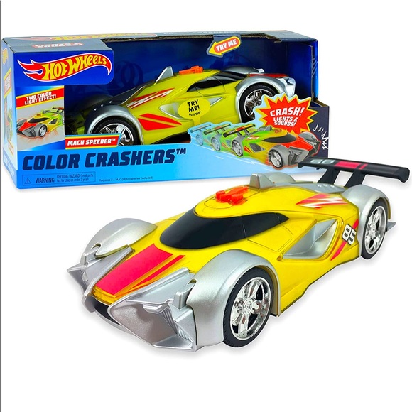 Hot Wheels Toys New Hot Wheels Color Crashers Mach Speeder Poshmark